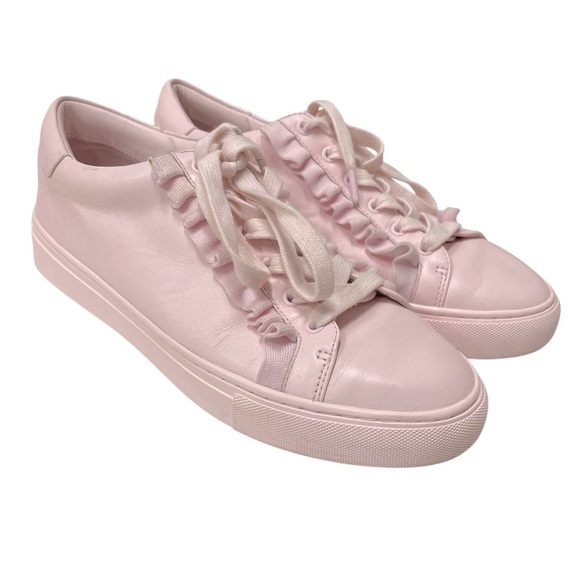 Tory Sport by Tory Burch Pink Ruffle Sneakers Size 9 - Picture 10 of 13